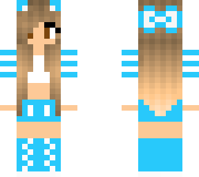 Blue Girl | Minecraft Skin