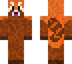 cartoon style red panda