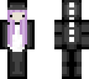 derpy dino girl (black with purple hair)