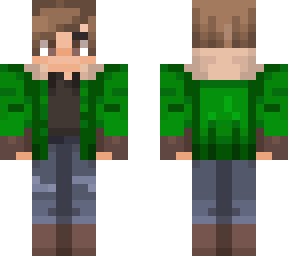 green jacket no mask