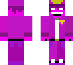 purple guy is coming