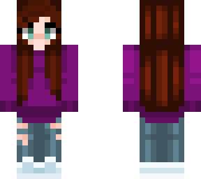 purple sweater