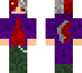 purple wolf man ninja re-uploaded