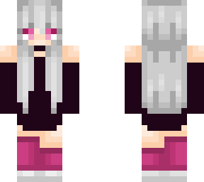 silver hair girl