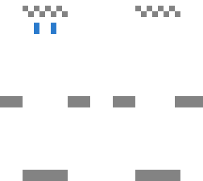 white n grey simple skin with blue eyes