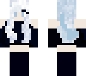 emo blue-haired girl