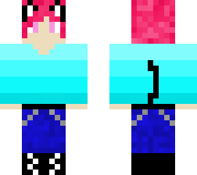 male neko with cool gradient