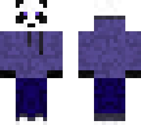 panda in a hoodie