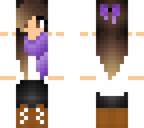 purple scarf