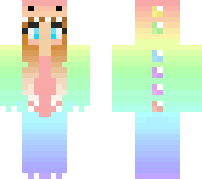 rainbow dino girl (edit)