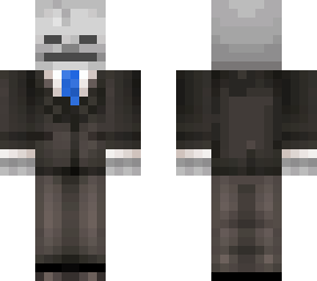 skeleton in suit