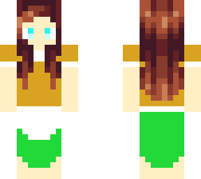 villager woman/girl(blue/green)