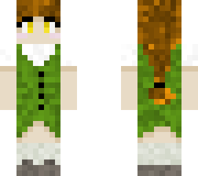 brunette girl with green dress