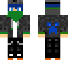 cool green and blue ninja boy
