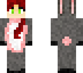 redhead bunny-jumpsuit slim