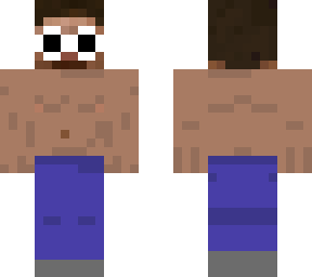 shirtless steve with goggles