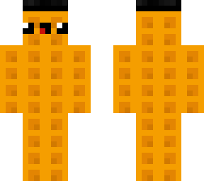 waffle with a hat