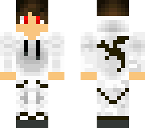 white and black