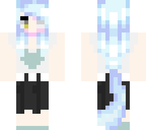 another blue girl