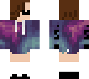 author (in a galaxy hoodie)