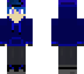 blue jacket boy