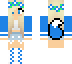 blue summer wolf not my skin