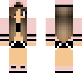 girls pink, black and white tomboy outfit