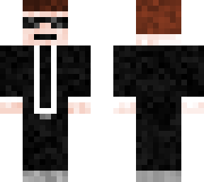 man in black