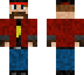 mustached lumberjack