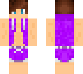 purple swim suit boy