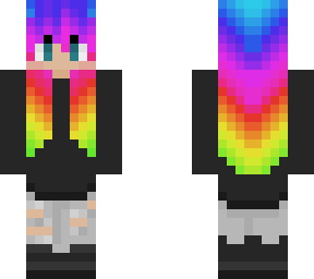 rainbow girl
