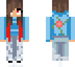 red and blue | Minecraft Skin