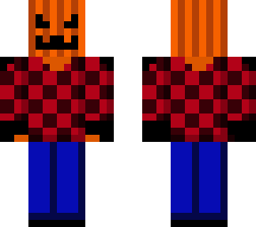 simple pumpkin man