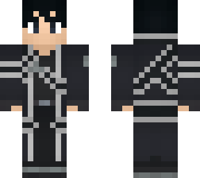 v1.1 kirito (aincrad) - sword art online - by wolf40013