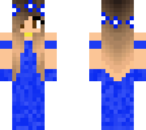 wedding dress blue