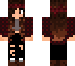 girl in a flannel