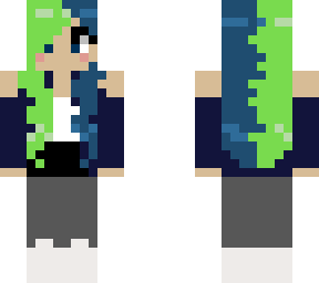 green & blue