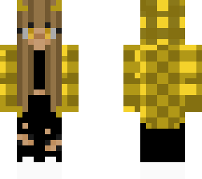 hoodie yellow girl