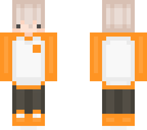orange white chibi