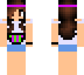 runner girl with pouch