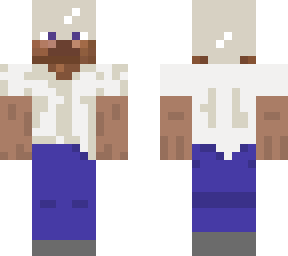 steve with an iron helmet and white shirt