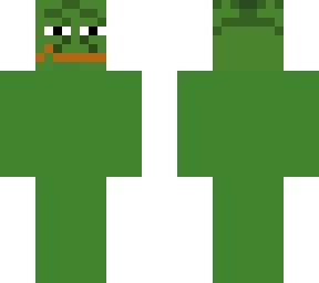 the perfect minecraft skin dosent exis... um is that pepe