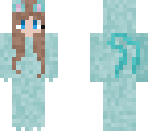 turquoise kitty (with headphones)