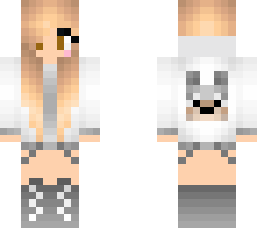 wolf girl without the hood covering the head and different eyes