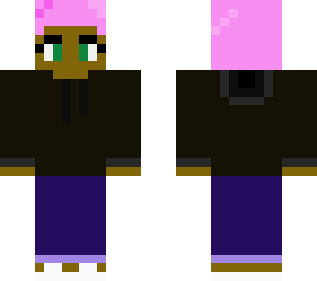 black hoodie girl