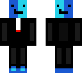 blue man