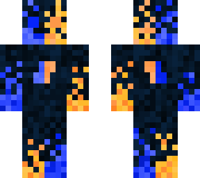 blue red fire/water