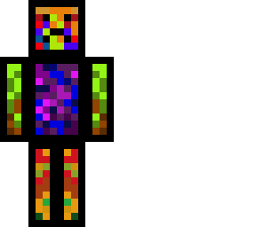 colorful person