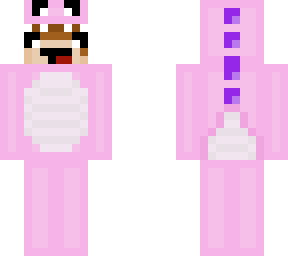 derpy person in a dino onesie