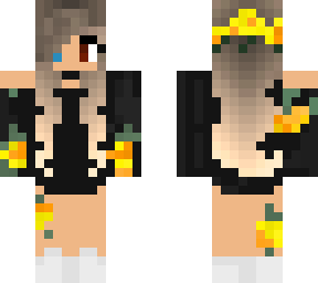 flower girl high school girl edited yellow